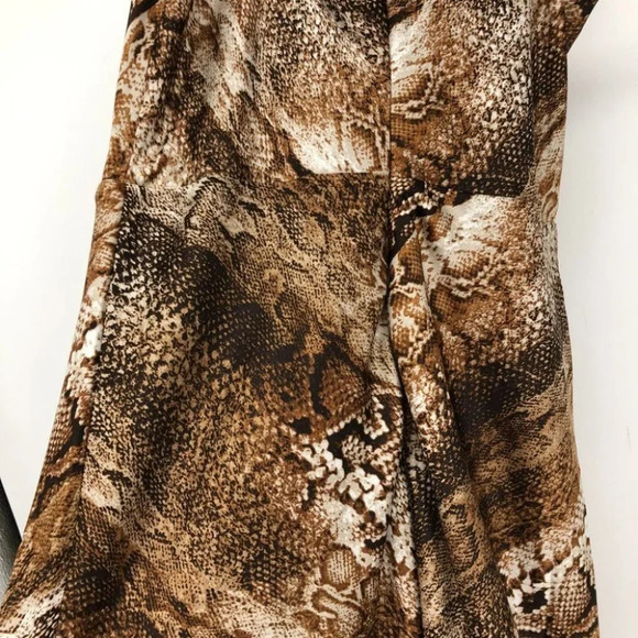 Guess snakeskin cowl neck mini slip dress Lucy NWT - Picture 7 of 16